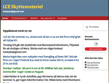 Tablet Screenshot of lceskytte.se